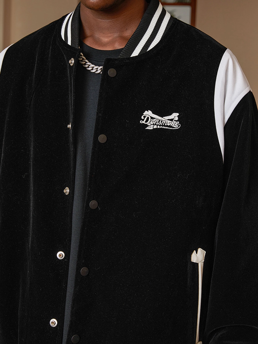 [FROM MOSCOW] Куртка DONSMOKE "Bone Logo" Velour Jacket