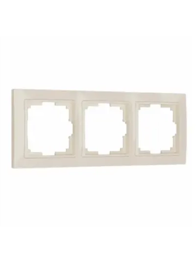 Рамка 3-я Snabb basic слоновая кость W0032003