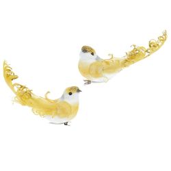 GAEM Изделие декоративное "Птичка", L12 W4 H5,5 см, 2в.
