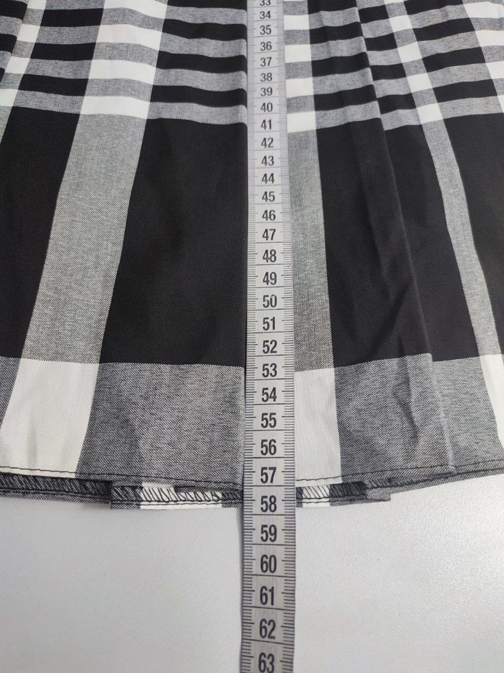 Юбка Bravo в черно-белую клетку 46 размер, новая