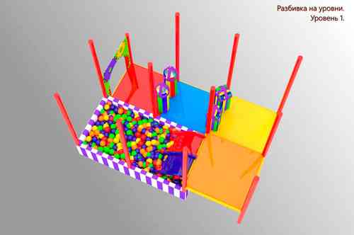 Детский игровой лабиринт «Друзья из космоса»