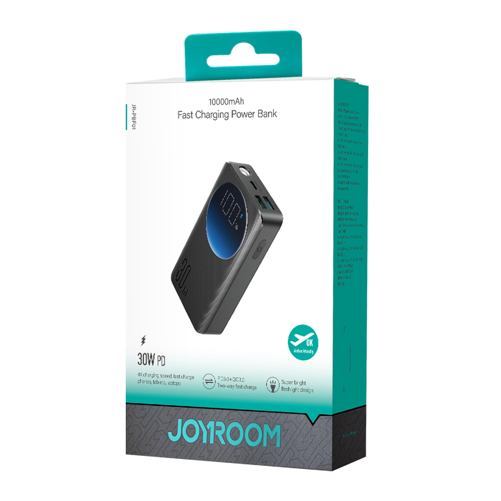Внешний аккумулятор JOYROOM JR-PBF01 10000mAh 30W