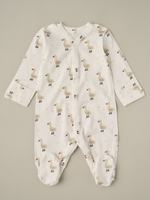 Комбинезон на кнопках "Гуси"