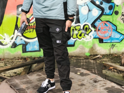 Джоггеры НПОГП Тактик 2 Черный рип-стоп