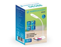 Ambrella Светодиодная настольная лампа с беспроводной зарядкой Desk DE588