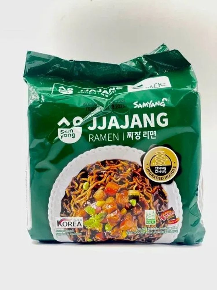 Лапша быстрого приготовления Samyang Jjajang Ramen 80 г x 5 шт