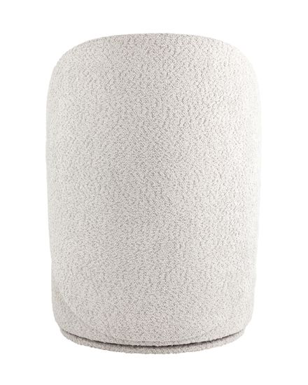 Пуф Loreen вращающийся букле светло-серый