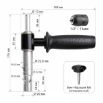 Адаптер ТОНАР АШ.2023.ПС усиленный с латунными втулками, d выходного вала 20/23 мм (T-ASH2023PS)