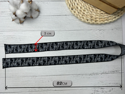 НАБОР Подвязов ДЛЯ ПОЛО черный/серый 2шт