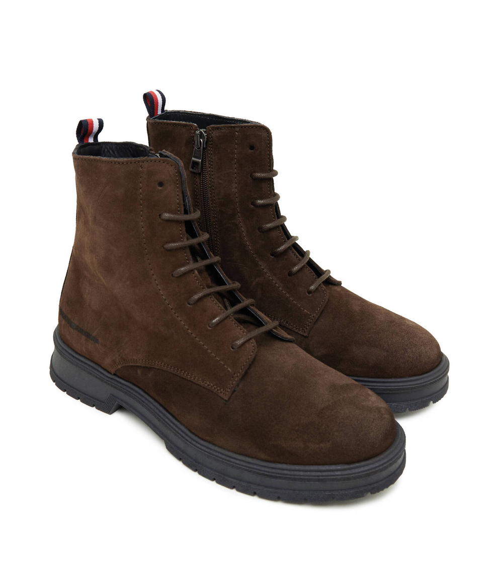 Кожаная обувь Tommy Hilfiger - коричневый(FM0FM04674)