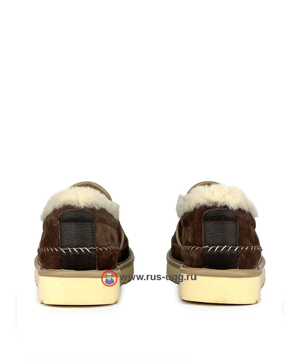 MEN'S STITCH SLIPPER - Chocolate