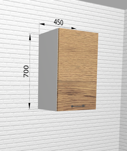 Лофт Дуб цикорий П 450