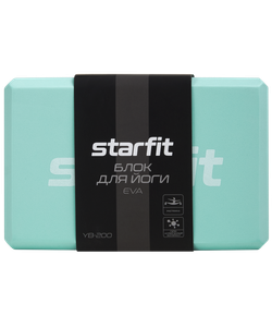 Блок для йоги YB-200 EVA, мятный