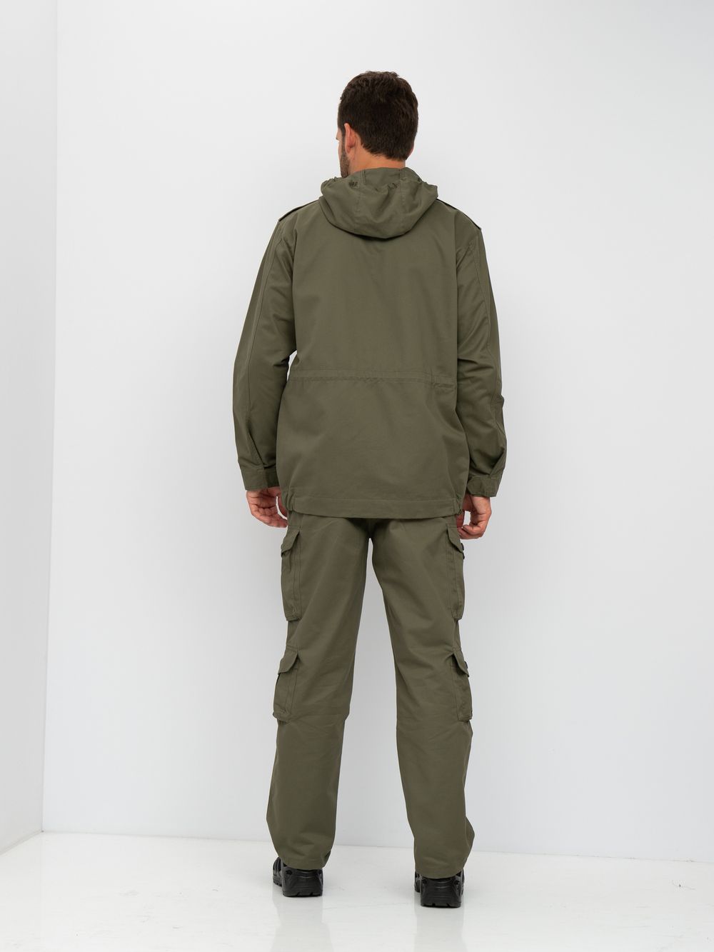 Костюм летний Крафт ткань Cotton цвет Хаки