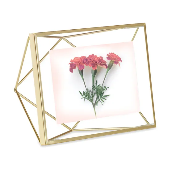 Фоторамка prisma 10х15 золотистая