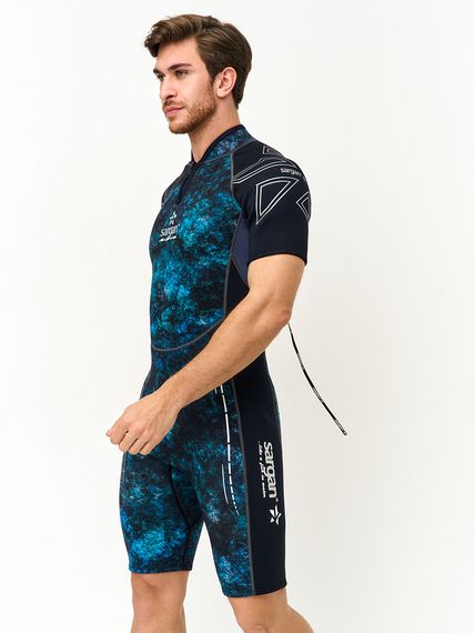 Гидрокостюм Sargan Nero 2.0 Shorty men 2 мм GalaxyAPE-09/черный
