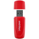 Флеш-диск 16 GB SMARTBUY Scout USB 2.0, красный, SB016GB2SCR