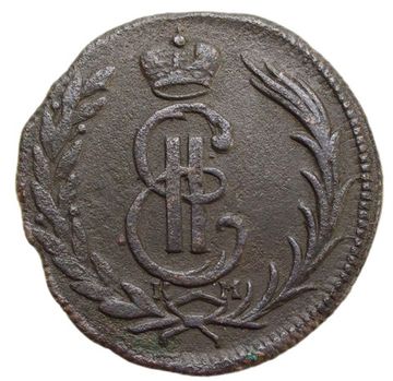 1 копейка 1774 КМ Екатерина II "Сибирская монета" 
