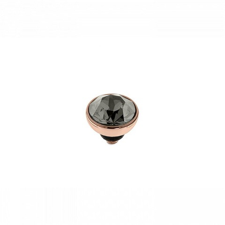 Шарм Qudo Bottone Black Diamond 8 мм 680111 BW/RG