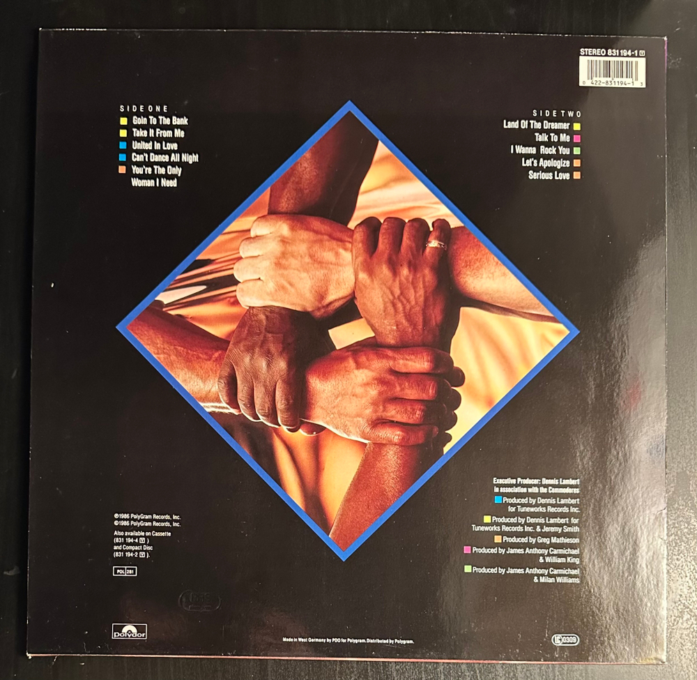 Commodores - United (Германия 1986г.)