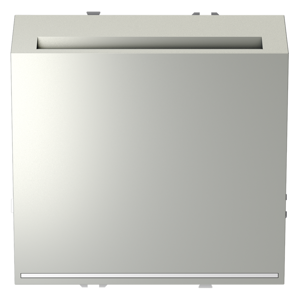 Выключатель встраиваемый VOLTUM S70 карточный 16А, (сталь)