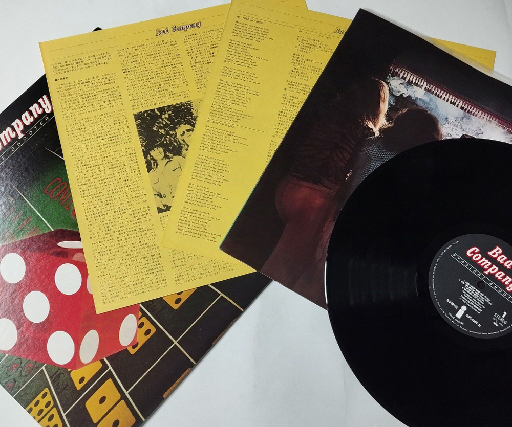 Винтажная виниловая пластинка LP Bad Company Straight Shooter (Japan 1975) (No Obi) Wild Fire Women
