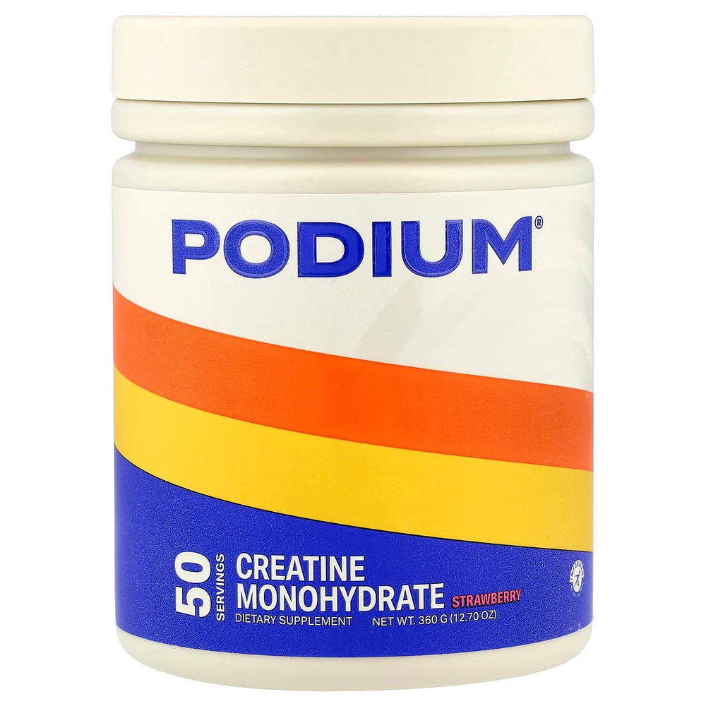 Podium Nutrition, моногидрат креатина, клубника, 360 г (12,7 унции)