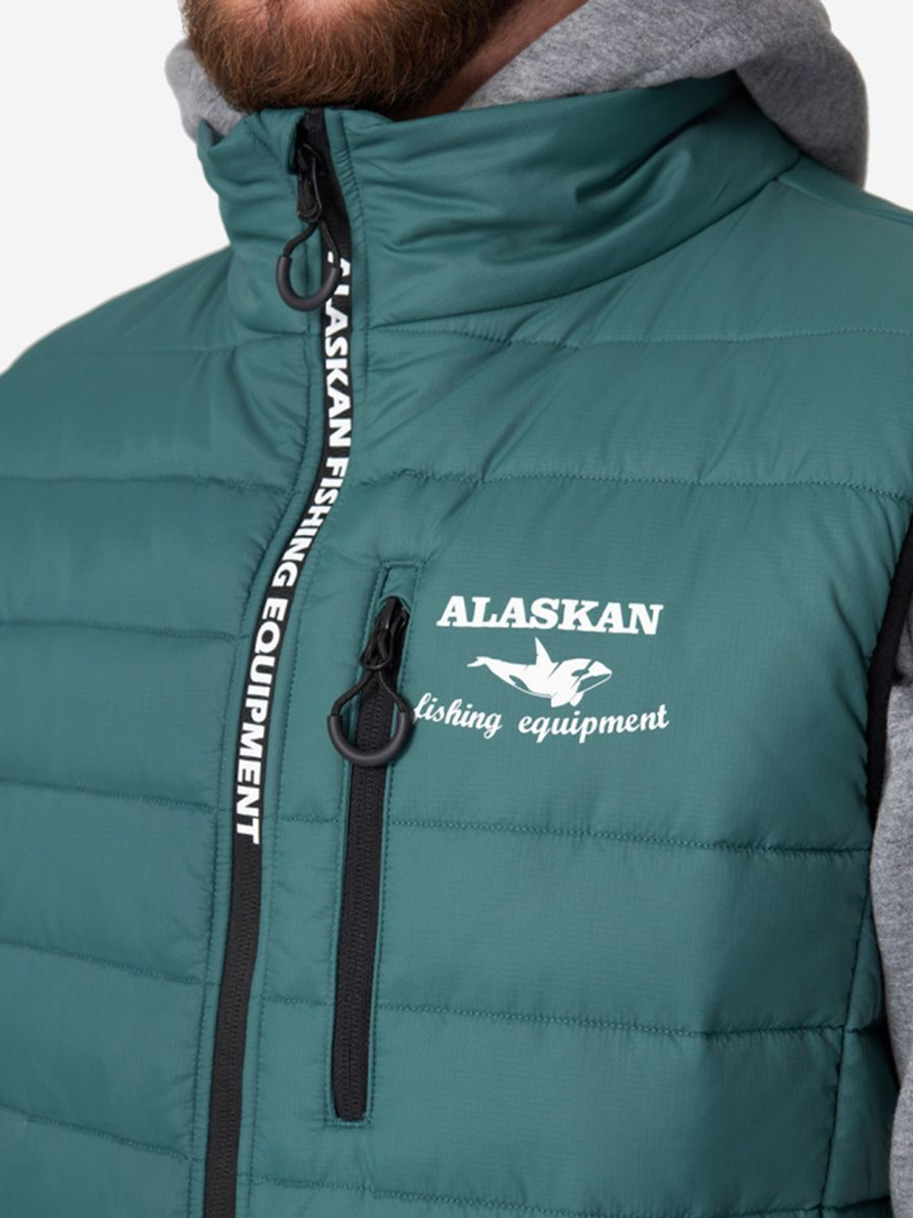 Жилет Alaskan Juneau Vest Green утепленный стеганый