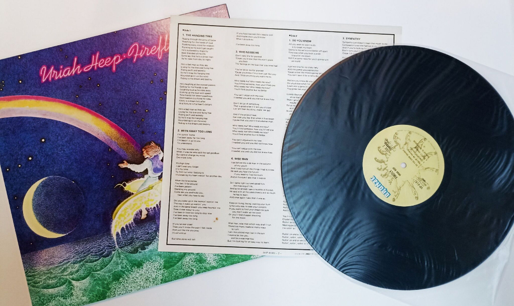 Винтажная виниловая пластинка LP Uriah Heep Firefly (Japan 1981) (No Obi)