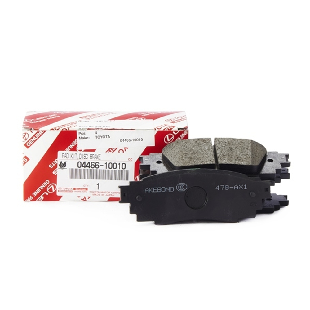 Дисковые тормозные колодки TOYOTA 0446610010