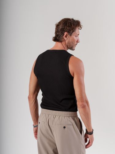 Черная хлопковая майка