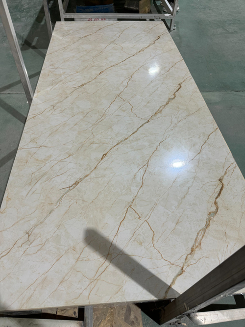 Каменно-композитная панель мрамор бежевый