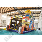 Коммерческий надувной батут "Большой строитель"