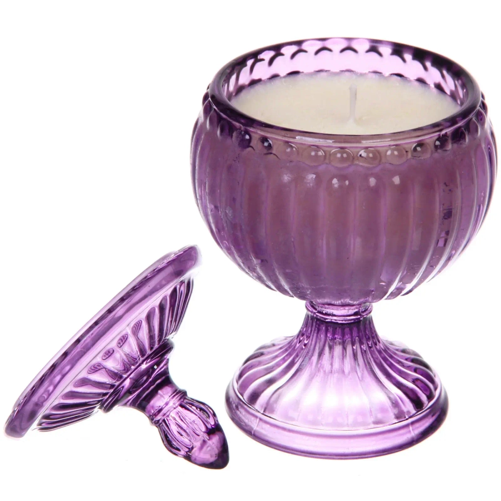 Свеча в стакане «Арабская ночь» 8,5*15 см, Сиреневый