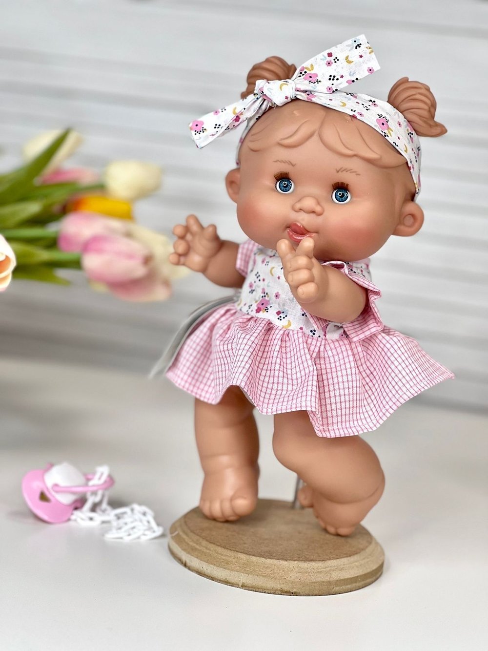 Пупс Nines 26см PEPOTE с закрыв.глазками (N814K1)