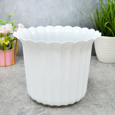 Горшок цветочный "Виола" 3л d213мм h168мм, мраморный