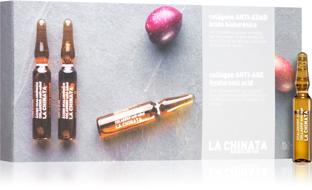 La Chinata Anti-Aging Ampoules - ампулы с гиалуроновой кислотой /   10x2  ml  / GTIN 8436578483426