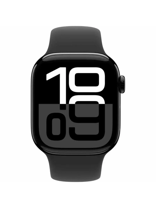 Apple Watch S10 42 mm Jet Black Aluminum Case Sport Band M/L