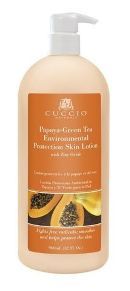 Лечебно-косметический увлажняющий лосьон на основе экстракта папайи, зеленого чая, коллагенов и морс