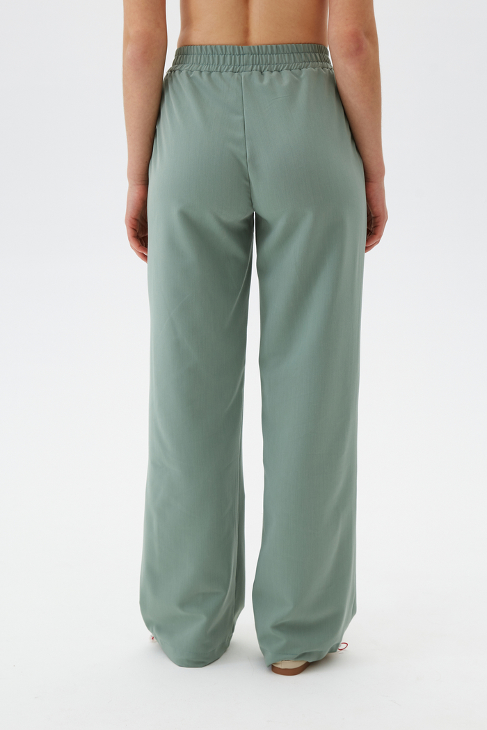 Брюки свободные медицинские женские Йошо, шалфей