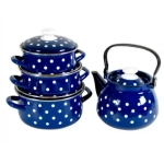 набор Моника3 (синий.кастр сфер 1,5л 2л 3л,3л чайн с мет.р.), арт.с чайником