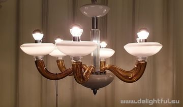 Venice by Arte di Murano chandelier ( orange )