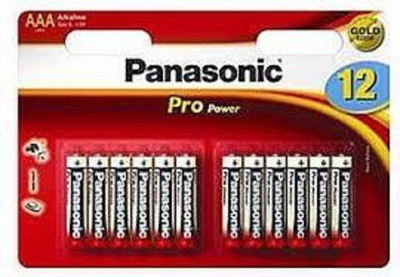 Батарейки Panasonic Pro Power AAA щелочные 12 шт