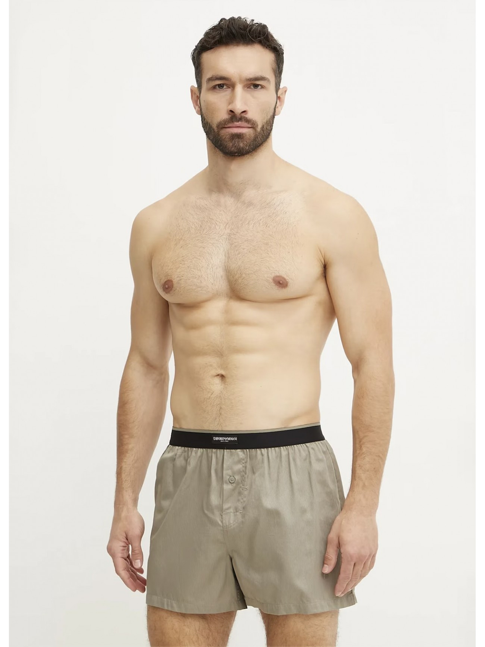 Комплект трусов-боксеров мужских Mens Knit 2-Pack Boxer EMPORIO ARMANI