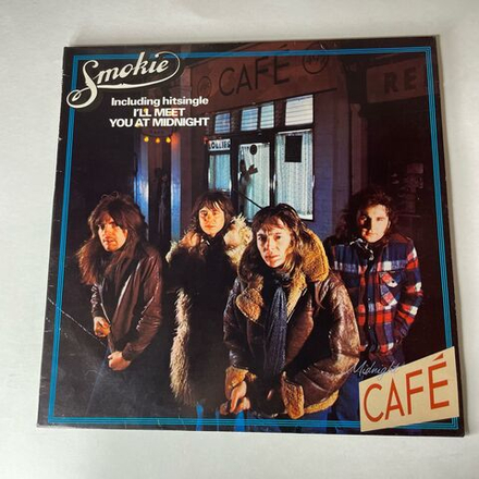 Винтажная виниловая пластинка LP Smokie, Smokey, Смоуки, Midnight Caf (Англия 1976)