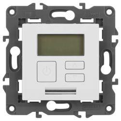 Терморегулятор ЭРА Elegance 14-4111-01М универс.230В-Imax16А, белый матовый