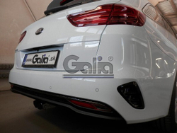Фаркоп оцинкованный Galia H100C для Hyundai i30 универсал 2017-, Kia Ceed универсал 2017-(паспорт и сертификат в комплекте)(без электрики)