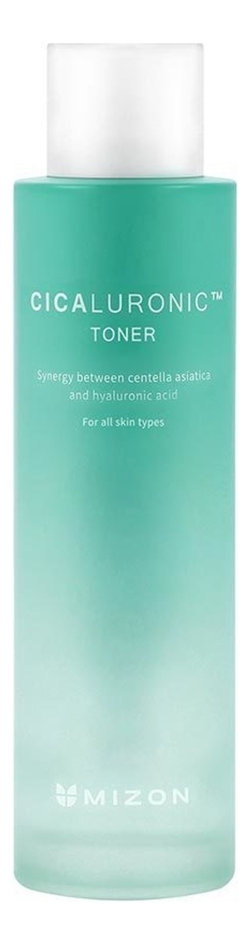 MIZON Увлажняющий  тонер для лица с экстрактом центеллы азиатской и гиалуроновой кислотой -  CICALURONIC TONER, 150 мл
