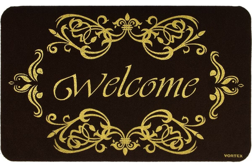 КОВРИК VORTEX ПРИДВЕРНЫЙ WELCOME АЖУРНЫЙ 50*80СМ 24257