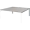 Стол переговорный на металлокаркасе НТМП.П-160.11  1600x1100x750 Аргентум-МП